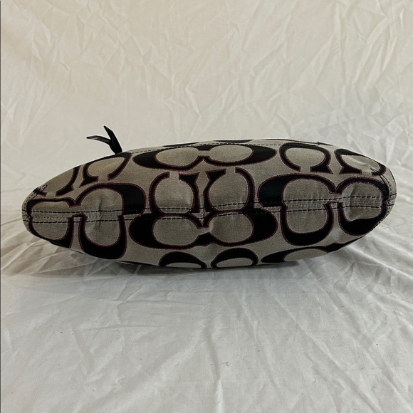 COACH 21161 POPPY Metallic Pink sparkle signature C ToTe Shoulder bag - Picture 8 of 12